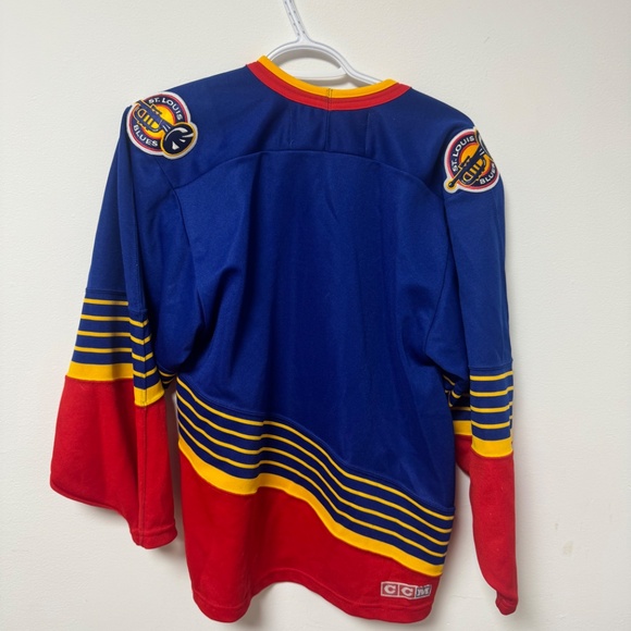 St. Louis Blues 1996 Away CCM Throwback NHL Hockey Jersey - Picture 2 of 2
